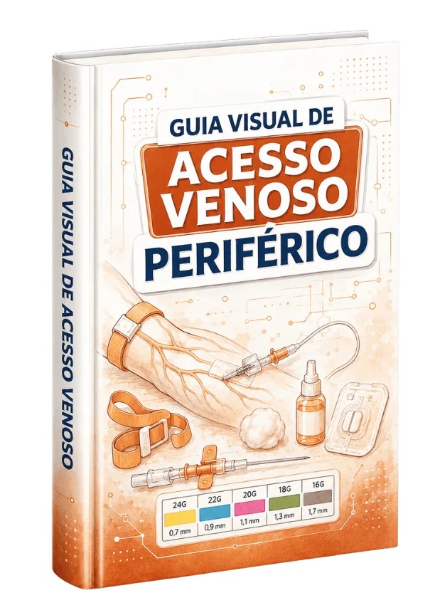 Capa do bônus 04: Guia Visual de Acesso Venoso Periférico