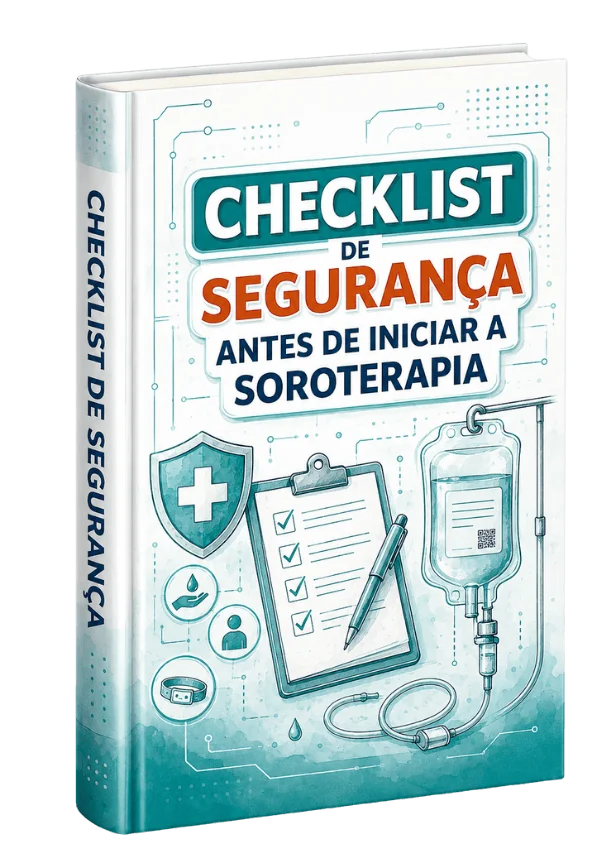 Capa do bônus 06: Checklist de Segurança Antes de Iniciar a Soroterapia
